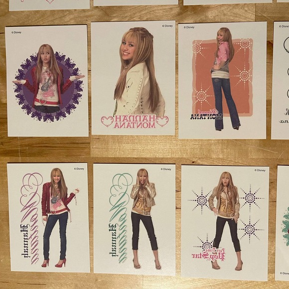 15 Disney Hannah Montana / Miley Cyrus Temporary Tattoos By SandyLion Stickers - Picture 3 of 7